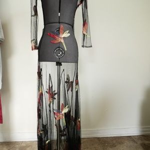For Love and Lemons Birds of paradise maxi dress